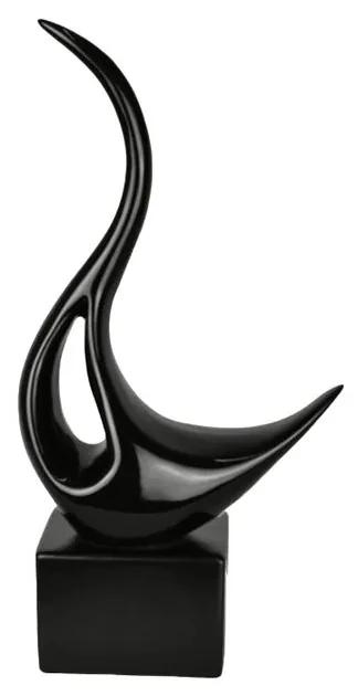 Escultura Cisne Negro Pequeno Preto - NT 44698