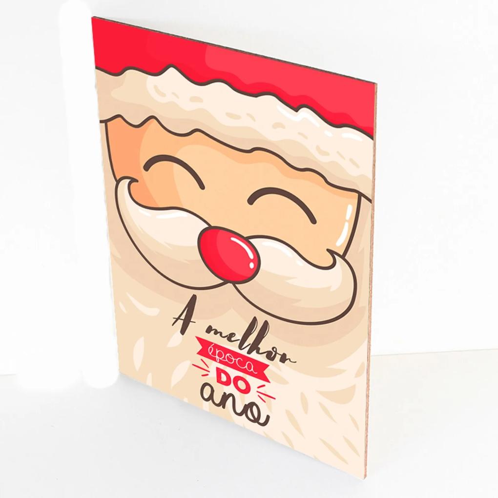 Placa Decorativa Prolab Gift Edição Natal Papai Noel Nude 15x21cm