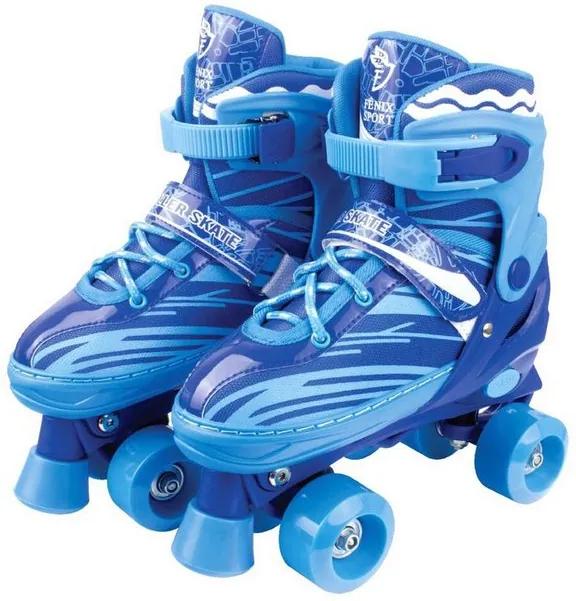 Patins Ajustável Roller Skate - Azul - Fênix Blue