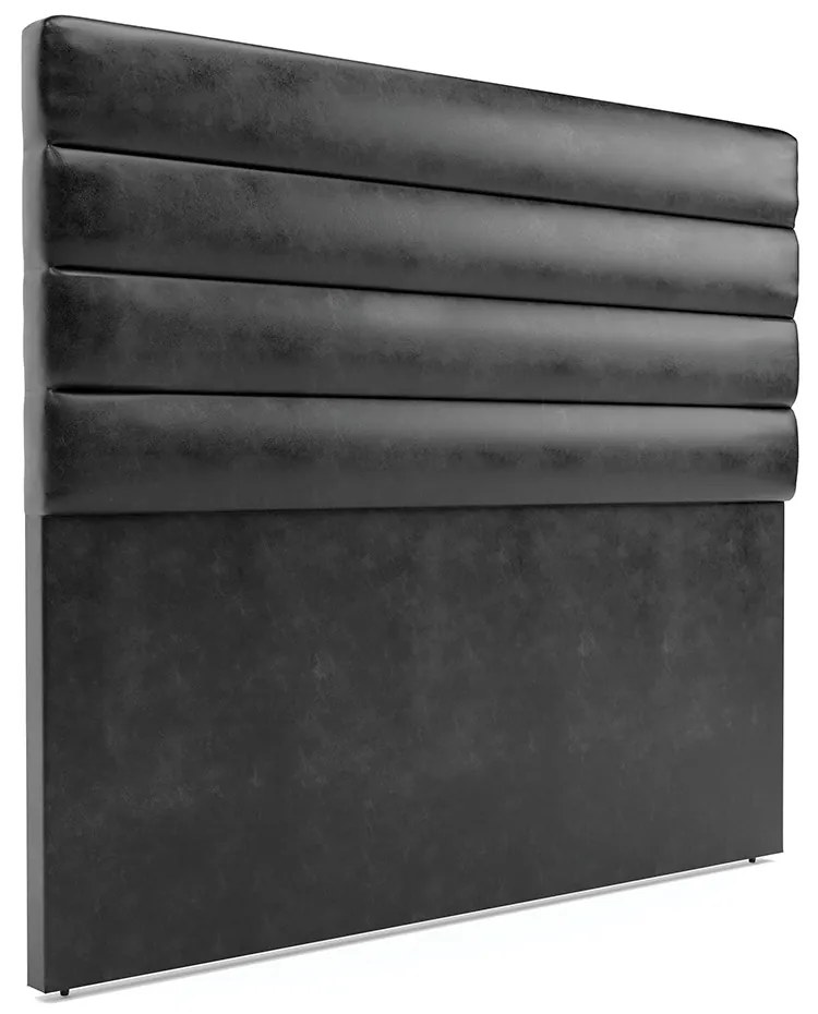 Cabeceira California Para Cama Box Casal 140 cm Corano Preto - D'Rossi