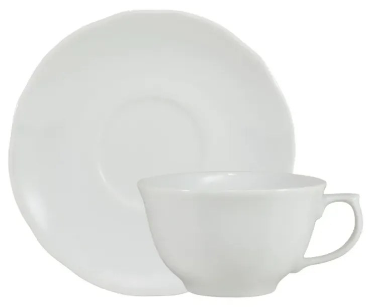 Xicara Café Com Pires 90Ml Porcelana Schmidt - Mod. Izabel 003