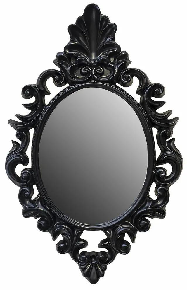 Espelho Coquille - Preto  Clássico Kleiner Schein