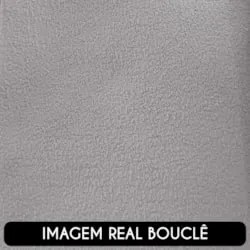 Poltrona Decorativa Orgânica para Sala Kit 2 Belarus Z08 Boucle Creme