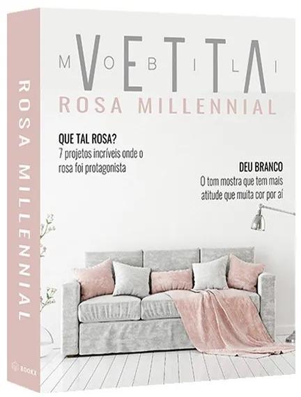 Livro Caixa Vetta Rosa Millennial - 30 X 24 X 4 cm  30 X 24 X 4 cm