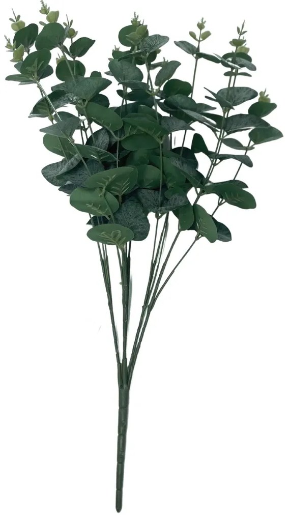 Buque Eucalipto Verde 50Cm  - Flor De Seda