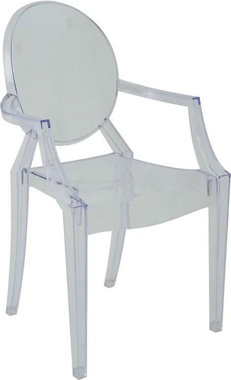 Cadeira Sofia Com Braço Incolor Rivatti