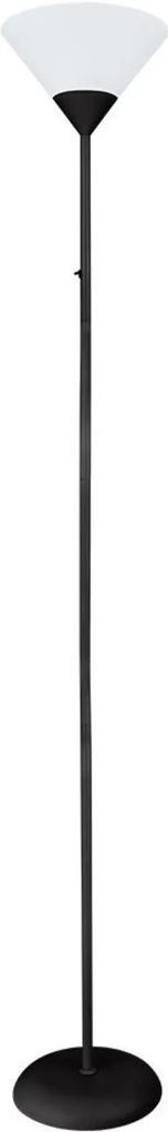 Coluna de ChÁo 175cm metal e plástico preto