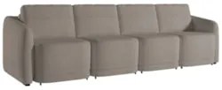 Sofá Cama Casal para Sala 316cm Polska Z08 Boucle Bege Escuro - Mpozen