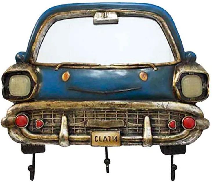 Espelho Com Ganchos Bel Air Chevrolet Azul 1953 Oldway