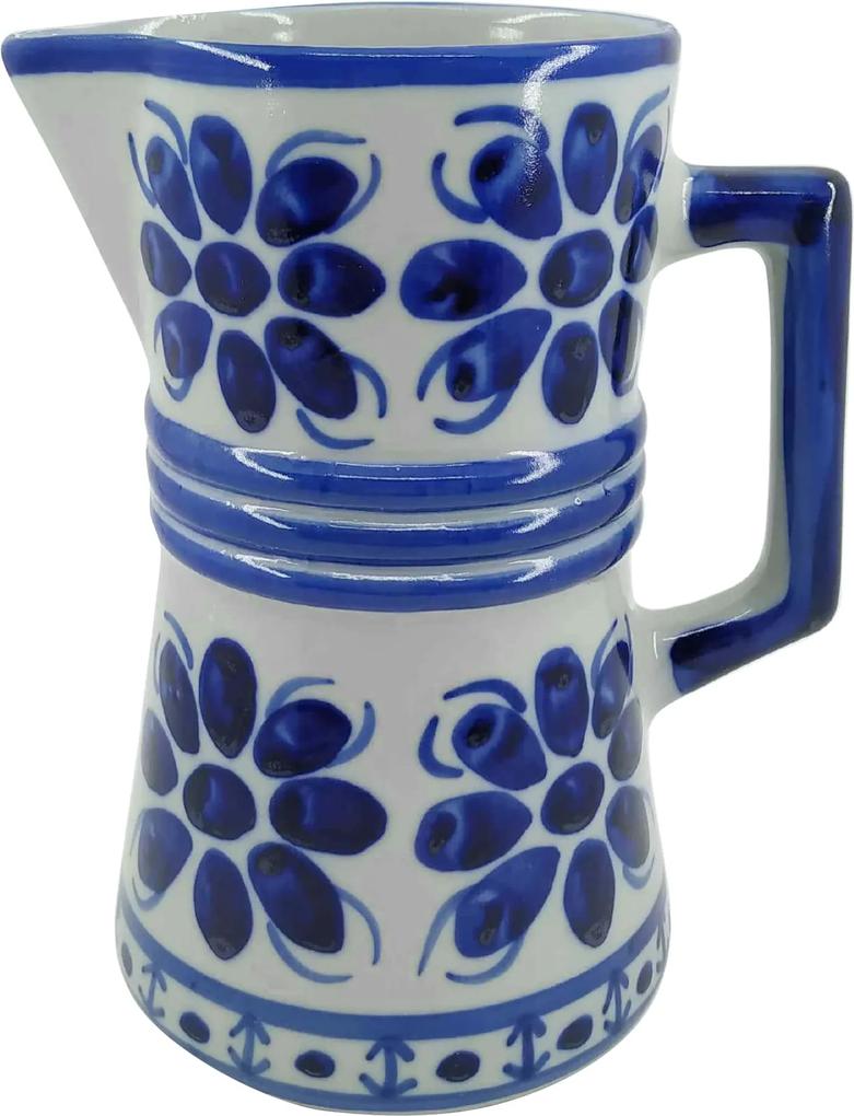 Jarra de Porcelana Azul Colonial 1100 ml