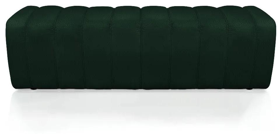 Calçadeira Olivia Queen 160 cm Veludo - D'Rossi - A136 Verde Trabalhado