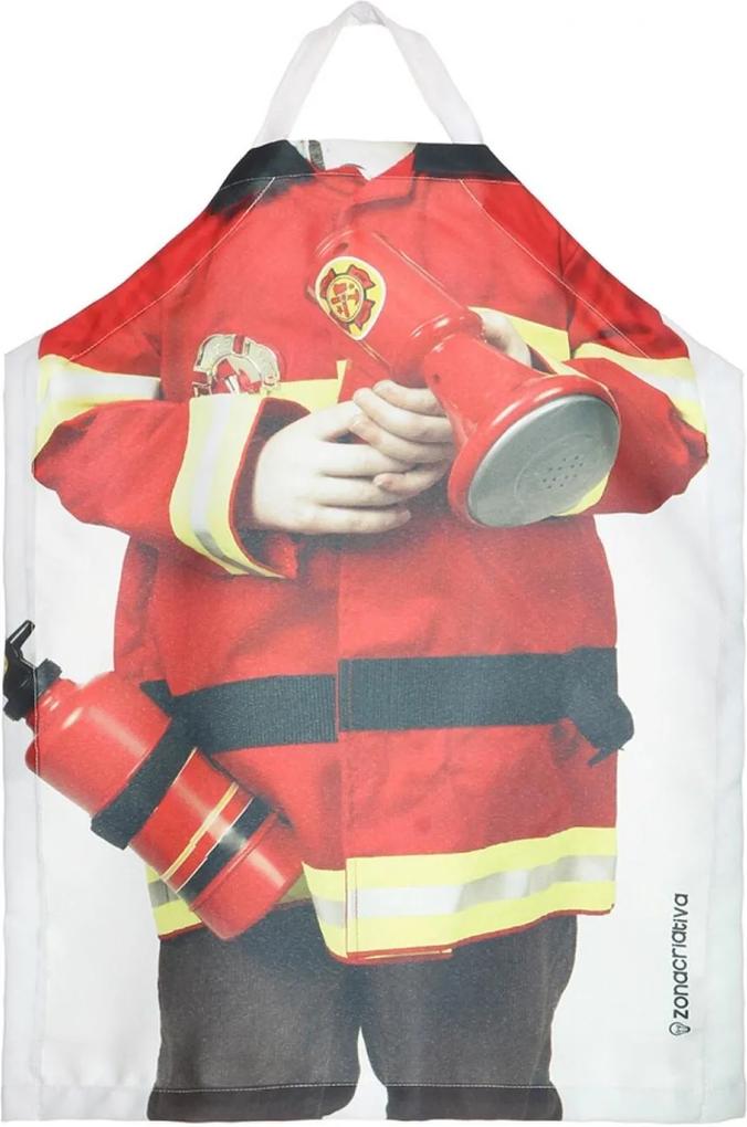 Avental infantil bombeiro