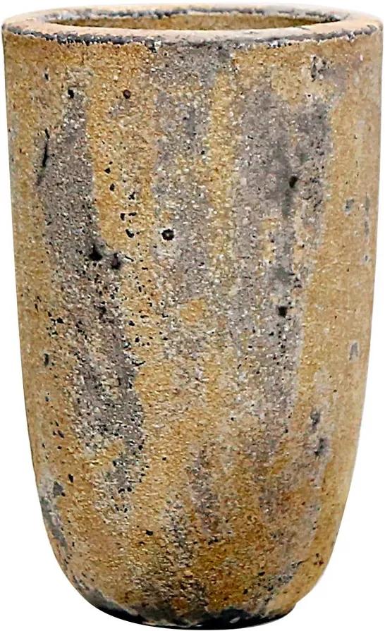 Vaso Vietnamita Cerâmica Importado U Planter PP Atlantis D26cm x A41cm