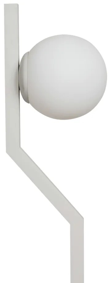 Abajur Zig Ø17X56Cm 1Xg9 / Globo Ø12Cm | Usina 16835/1 (FN-F - Fendi Fosco, AMBAR)