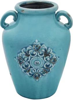 Vaso em Cerâmica Azul Jayden