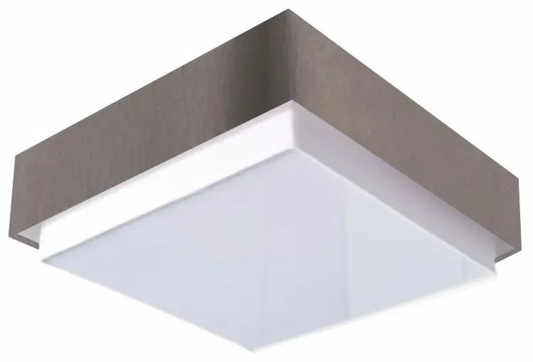 Plafon Quadrado Vivare Md-3092 Cúpula em Tecido 60x60cm - Bivolt