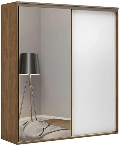 Roupeiro C/Espelho Inteiriço Galileu 178 cm de 2 portas em MDF - Porta