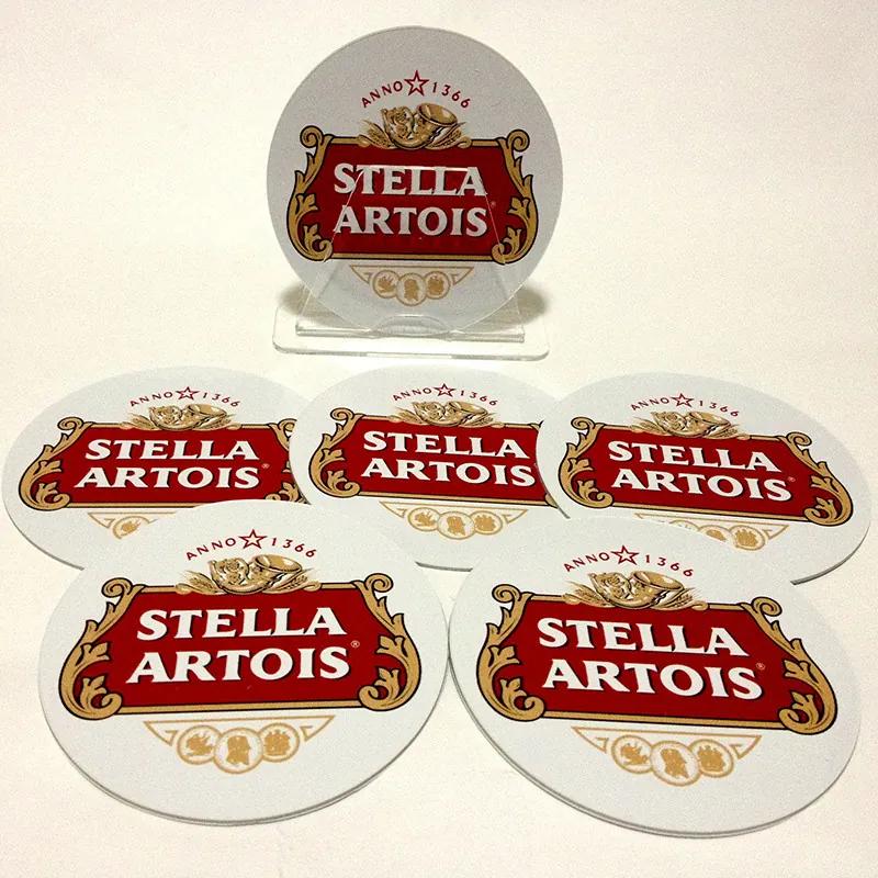 Conjunto com 6 Porta Copos Redondos Stella Artois