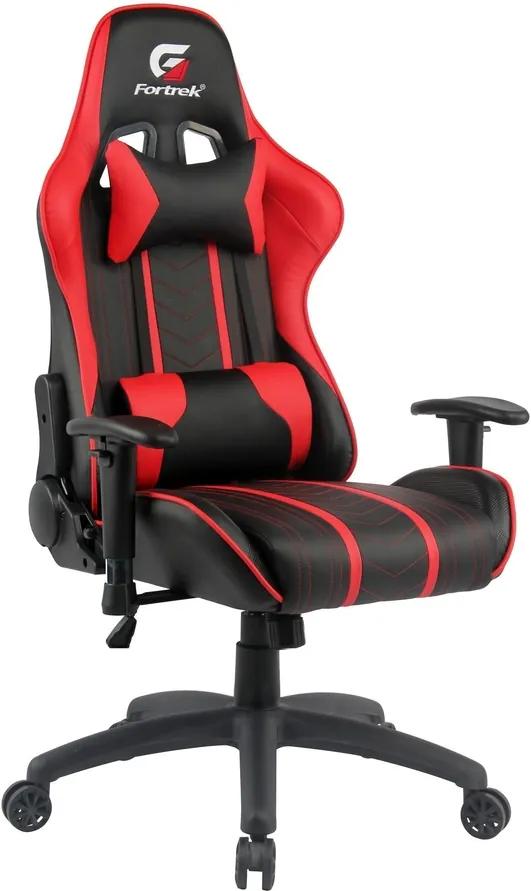 Cadeira Gamer Black Hawk Preta/vermelha Fortrek