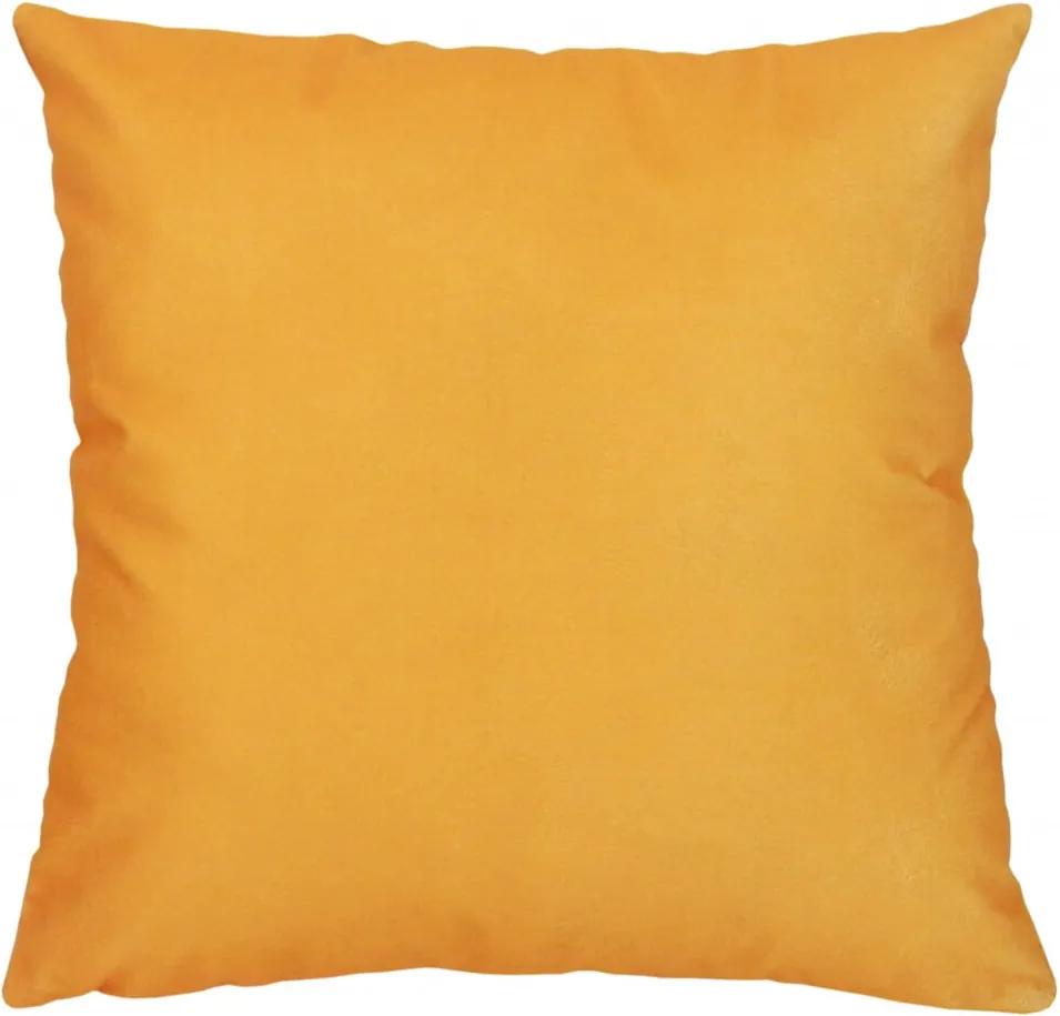 Capa De Almofadão Lisa Amarelo Suprema 60X60