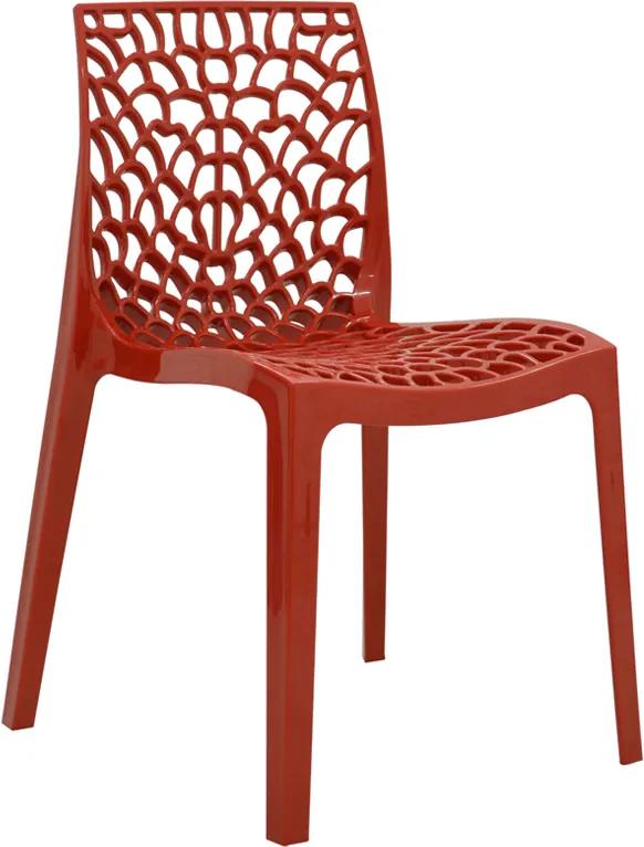 Cadeira  Gruvyer Vermelha Rivatti