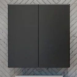 Armário de Cozinha Aéreo 2 Portas 67cm Italy Preto - EJ Móveis