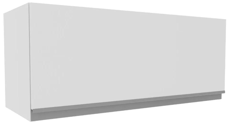 Armário Aéreo Madesa Glamy 80 cm 1 Porta Suspensa Branco Cor:Branco