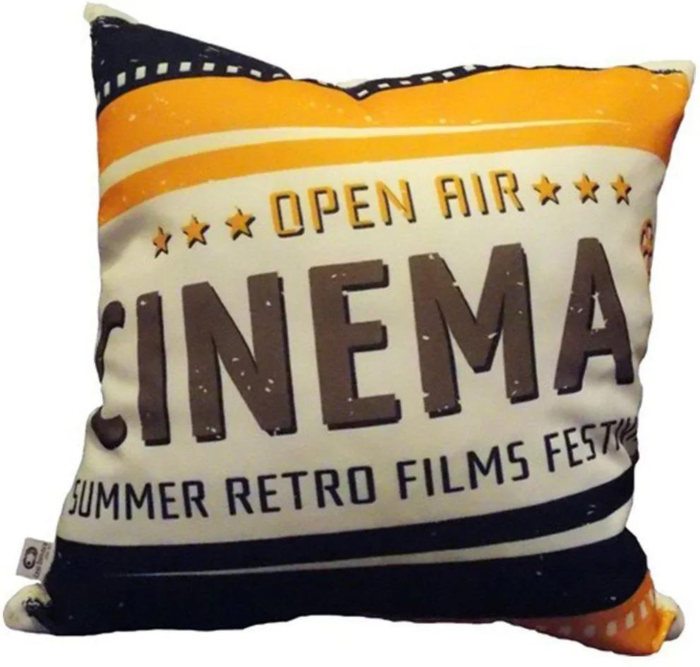 Almofada Cinema Open Air 40x40cm Cosi Dimora