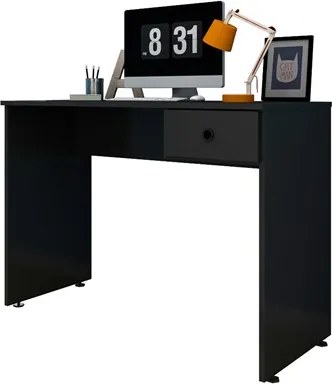Mesa para Computador Notebook Escrivaninha 101cm Dubai Preto - Mpozenato