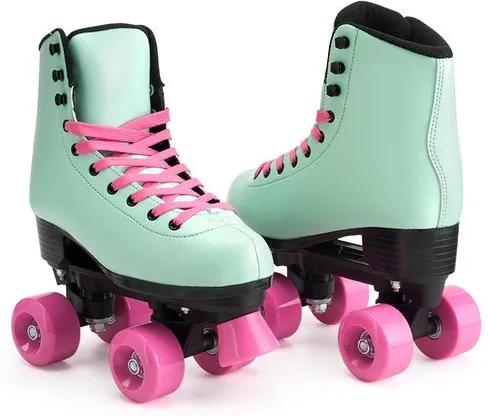 Patins My Style Fashion Rollers Tam. 34 Verde/Rosa Multikids - BR1005 BR1005