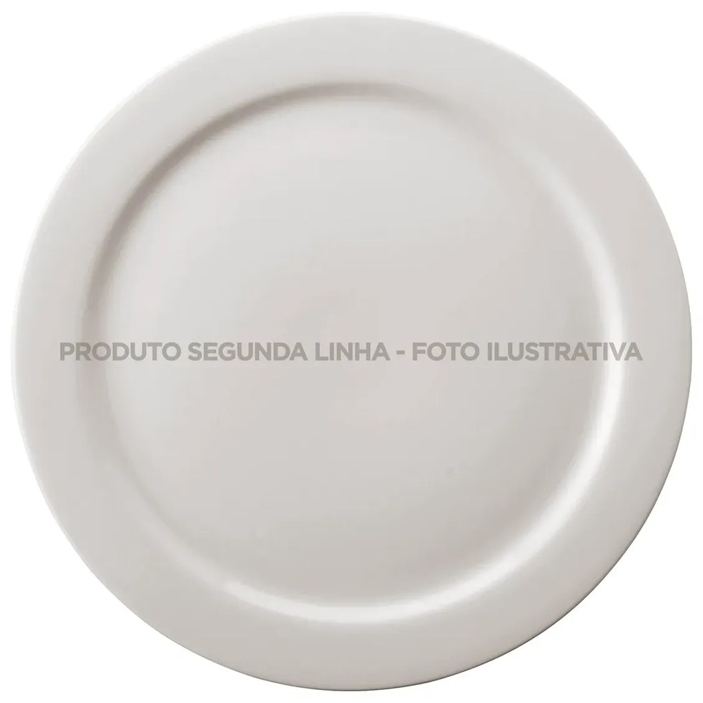 Prato Arroz 30 Cm Porcelana Schmidt - Mod. Aba Estreita 2° Linha