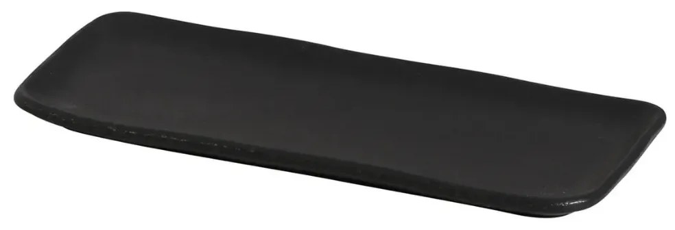 Travessa Retangular 22Cm Orgânico Preto Matte - Porto Brasil