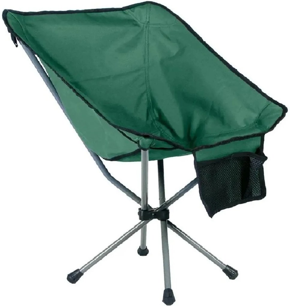Cadeira Dobrável  Verde em Aço - Guepardo Portátil Joy 600D Verde