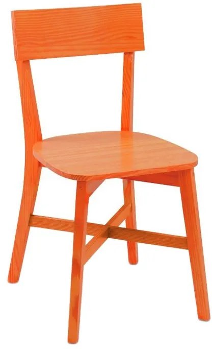 Cadeira Bella Laranja - Wood Prime AM 32265
