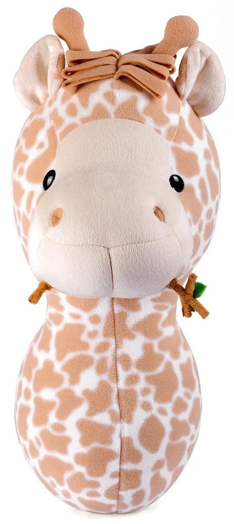 Cabeça de Girafa para Decoração de Parede Bege