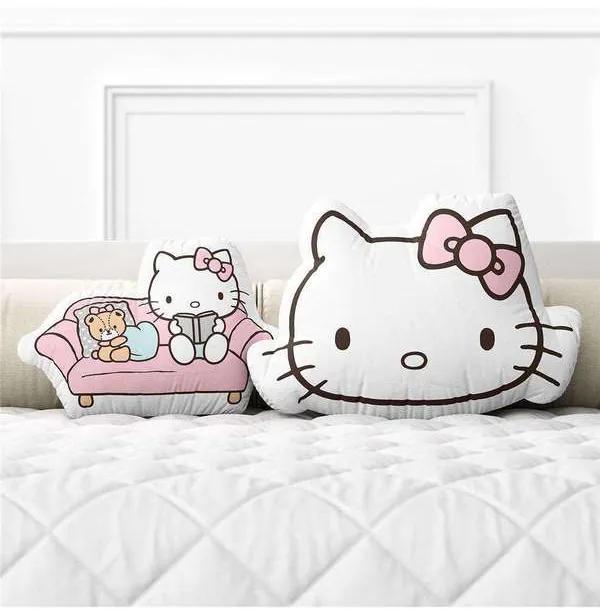 Almofadas Rosa Quarto Infantil Hello Kitty 2pç Grã