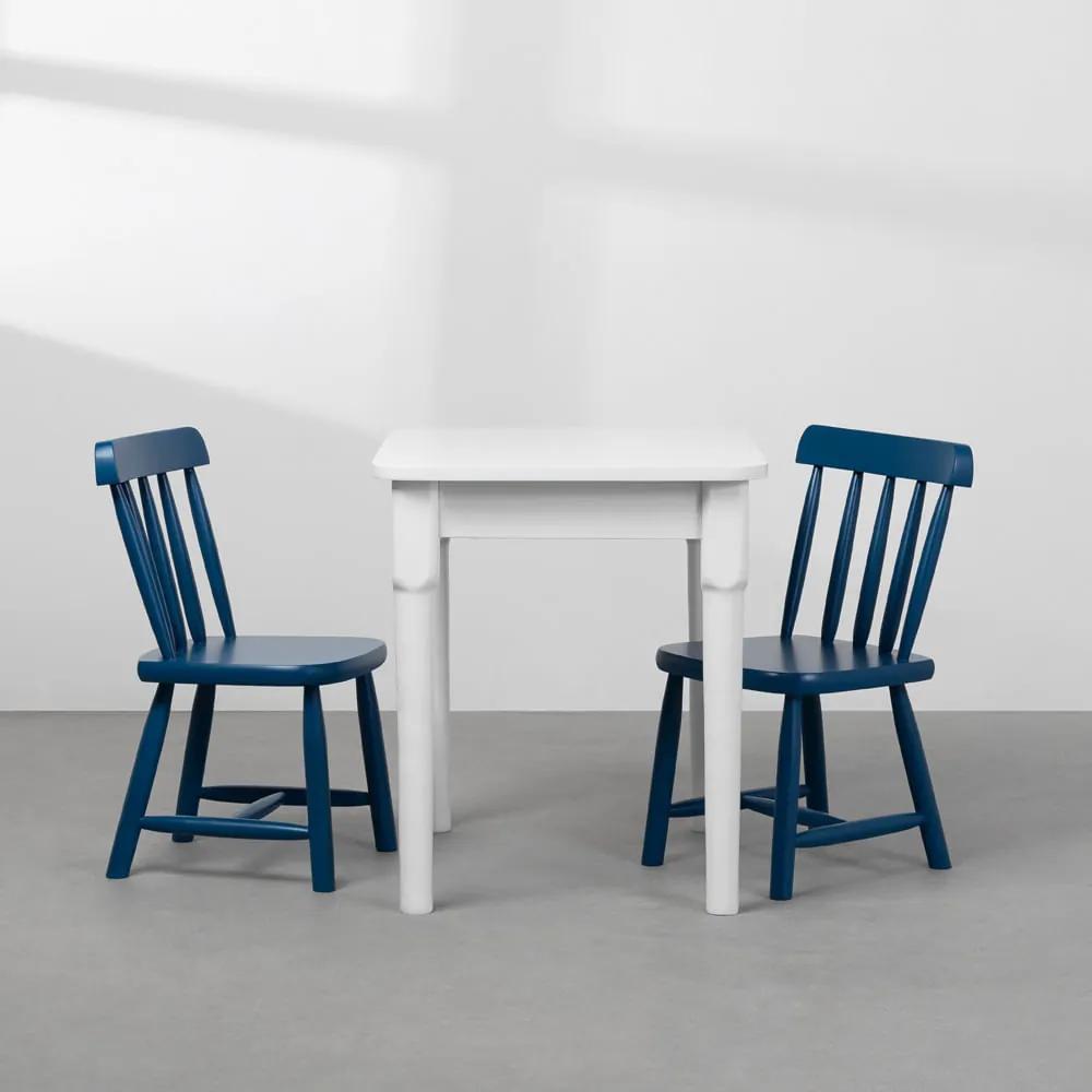 Conjunto Mesa Mia com 2 Cadeiras Mia Infantil – Azul