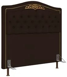 Cabeceira Cama Box Casal King 195cm com Tachas Imperial J02 Sintético