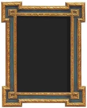 Porta Retrato Revestido em Resina Dourada - 20x16cm