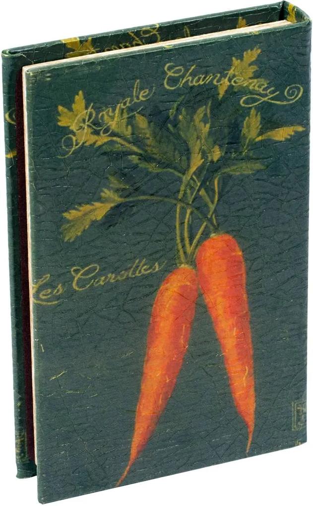 Book Box Carrots Livro Decorativo