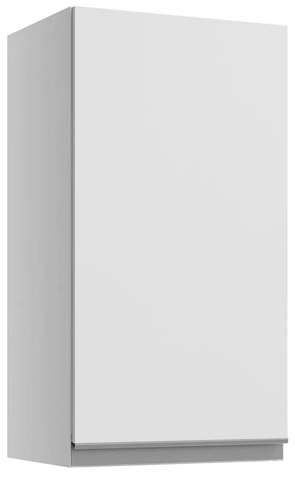 Armário Aéreo Madesa Glamy 35 cm 1 Porta Branco Cor:Branco