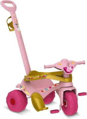 Triciclo Velocipe Passeio  Pedal Princesa Disney Bandeirante
