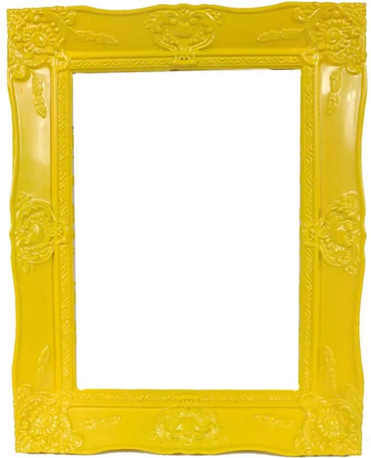 Porta-Retrato New Cirque Amarelo em Polipropileno - Urban - 18x13 cm