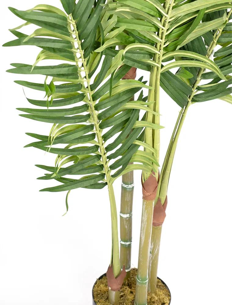 Palmeira Planta Artificial Decorativa Areca Verde 120x26 cm - D'Rossi
