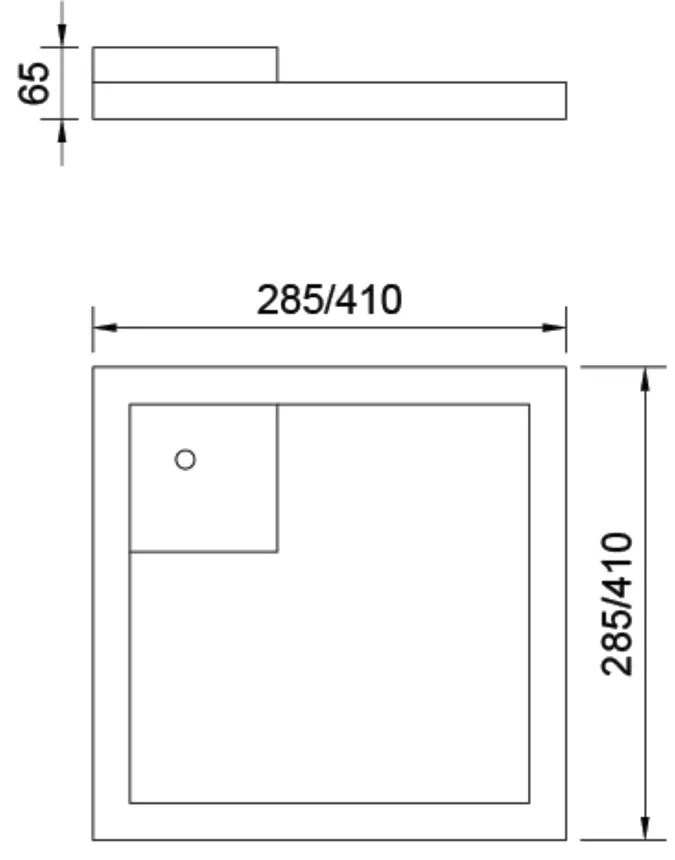 Plafon Poly 41X41Cm Led 32,8W Bivolt | Usina 19260/41 (CP-M - Champagne Metálico, 3000k)