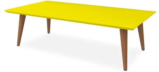 Mesa de Centro, Amarelo com Natural, Ágata