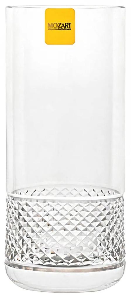 Copo de Cristal Lapidado Artesanal Long Drink - Transparente - 53  Incolor - 53
