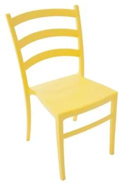 Cadeira Nádia amarela Tramontina