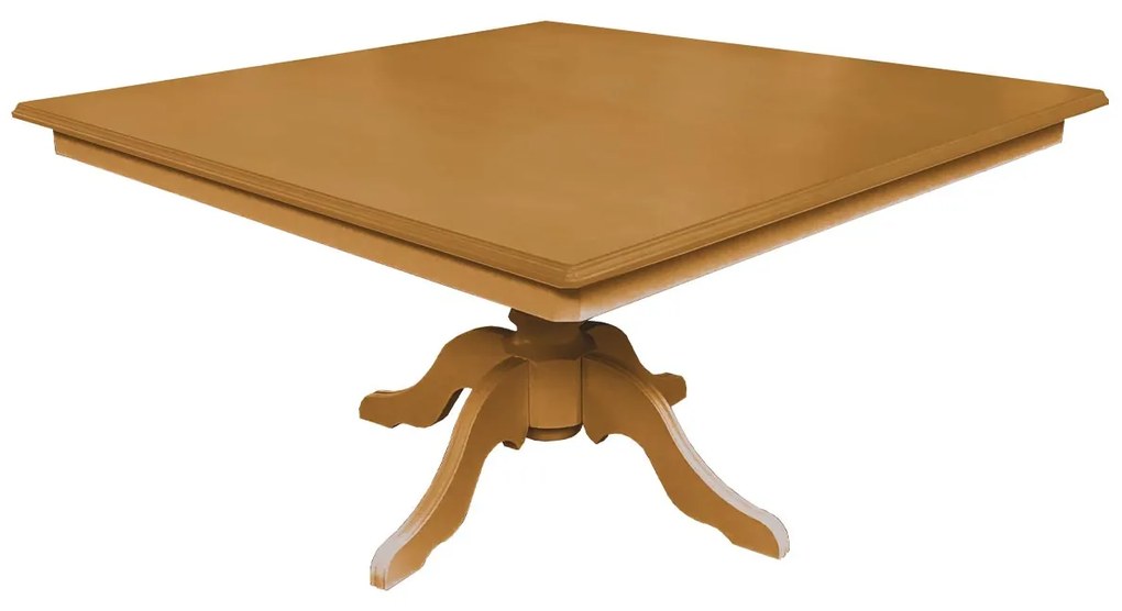 Mesa de Jantar Clássica Quadrada Altesse - 8 Lugares - 1,5m - Amarillo Provençal Kleiner