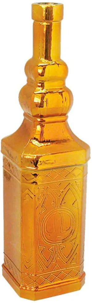 Garrafa Decorativa Indian Bottles Dourada Pequena em Vidro - Urban
